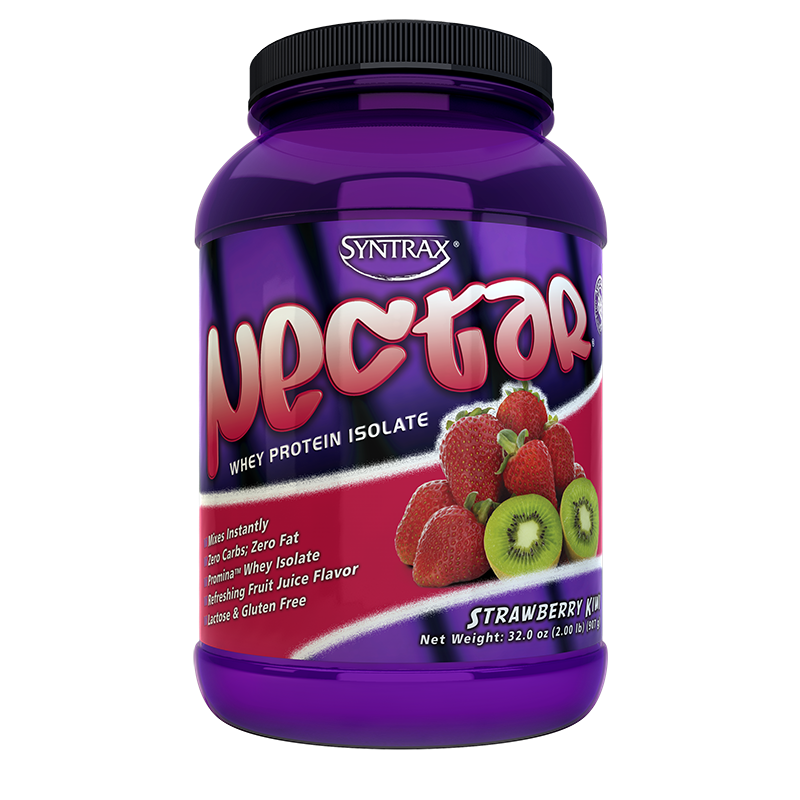 Syntrax Nectar Whey Protein Isolate 907g. (2 lbs) Strawberry Kiwi + เมื่อซื้อคู่กับ Nectar Medical รับฟรี! ส่วนลด 300 บาท
