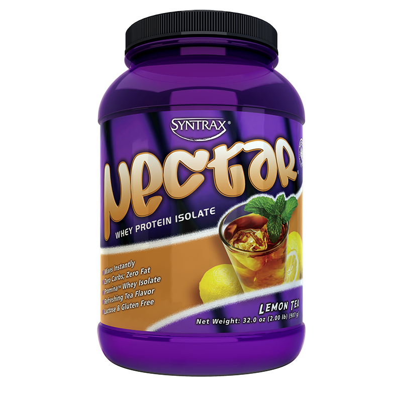 Syntrax Nectar Whey Protein Isolate 907g. (2 lbs) Lemon Tea + เมื่อซื้อคู่กับ Nectar Medical รับฟรี! ส่วนลด 300 บาท