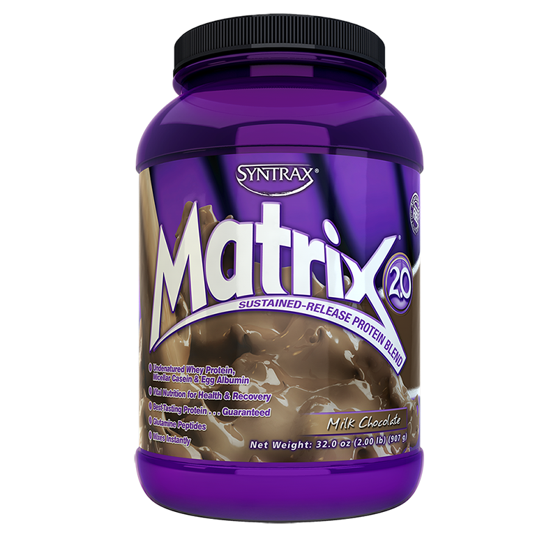 ราคาพิเศษ!! Syntrax Matrix Protein Blend 907g (2 lbs) Milk Chocolate