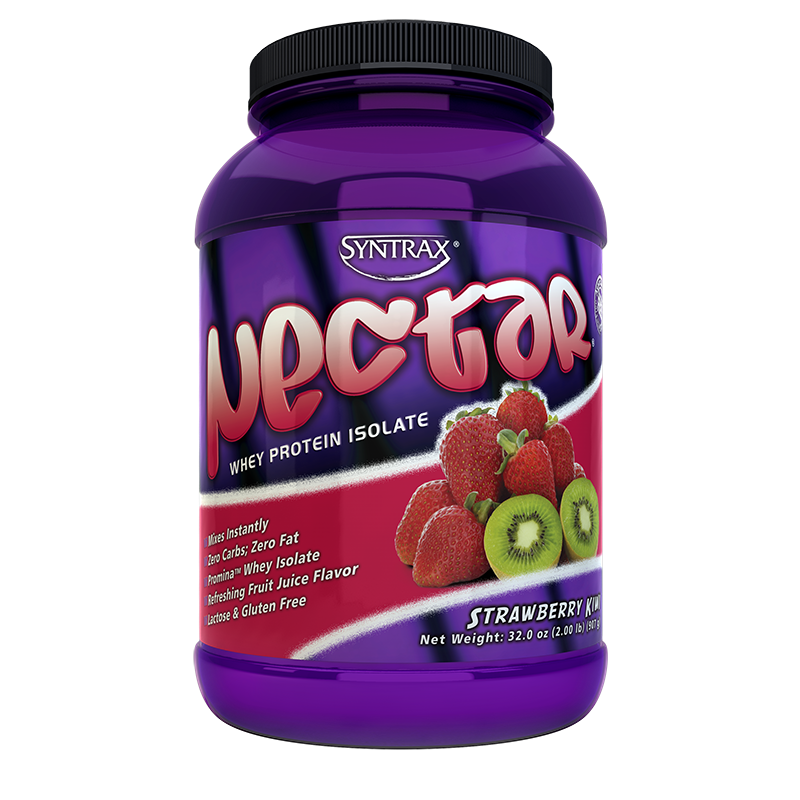 Syntrax Nectar Whey Protein Isolate 907g. (2 lbs) Strawberry Kiwi