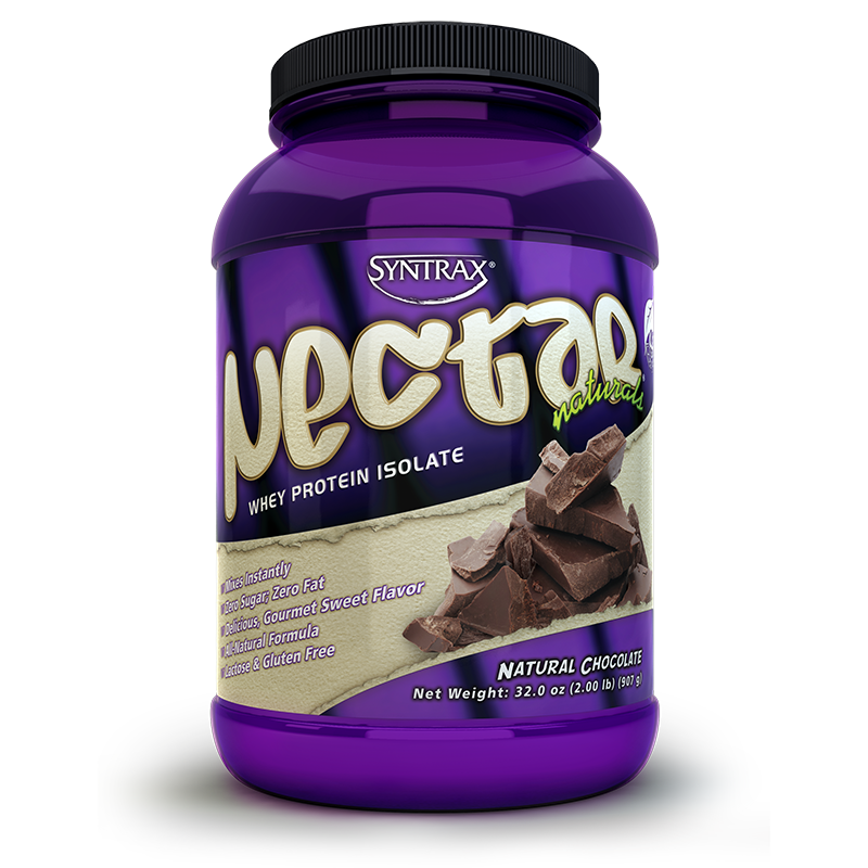 Syntrax Nectar Natural Whey Protein Isolate Natural Chocolate 2lbs