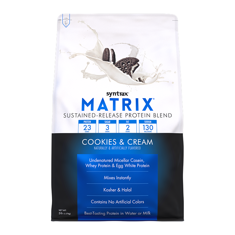 SYNTRAX MATRIX PROTEIN BLEND 2.27 kg. (5 lbs) Cookies & Cream