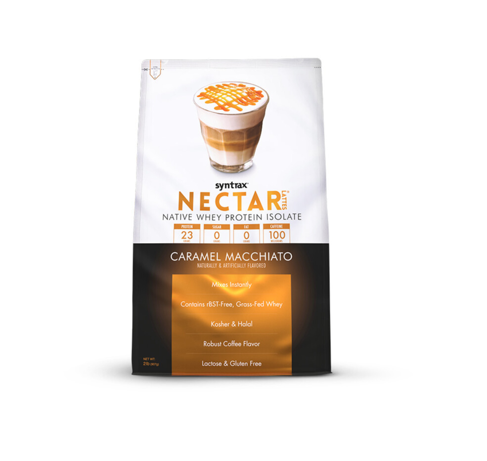 Syntrax Nectar Lattes Whey Protein Isolate 907 g (2 lbs)