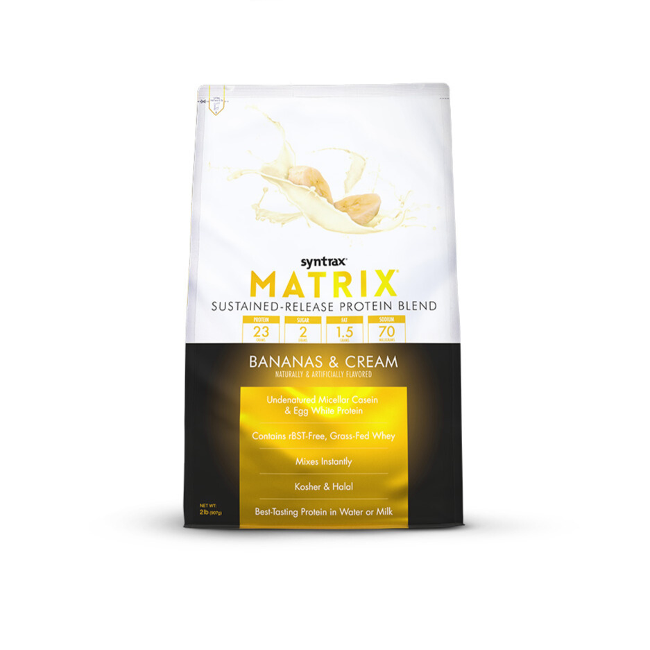 Syntrax Matrix Protein Blend 907g (2 lbs) Bananas & Cream